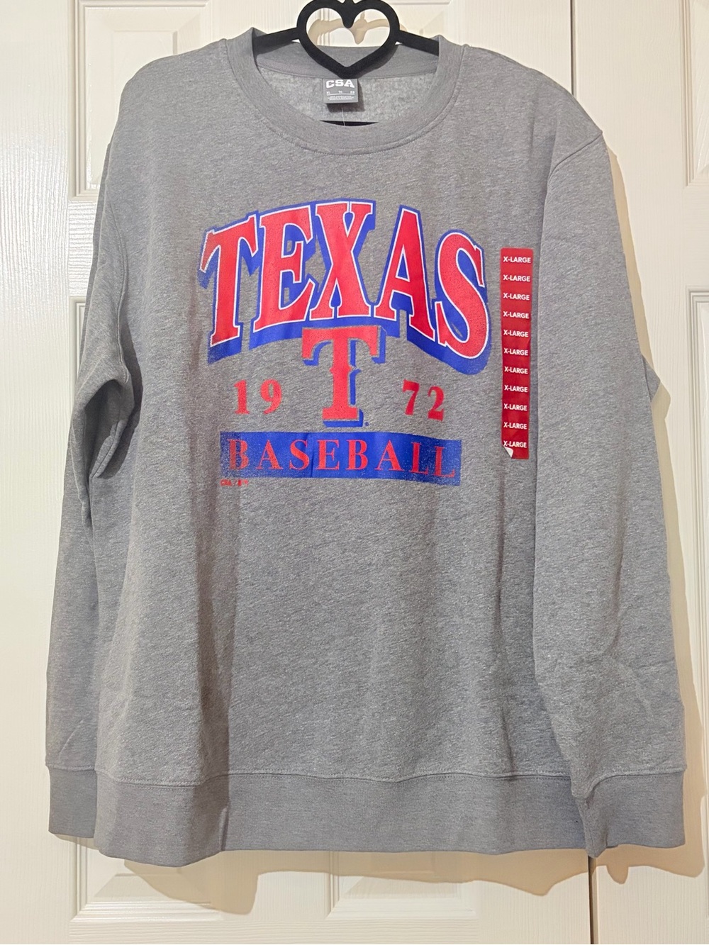⚾️ NWT Texas Ranger’s Classic MLB Fleece Crewneck Sweatshirt - sz XL